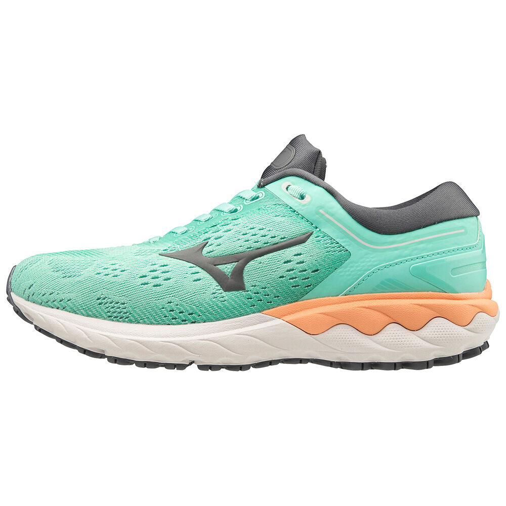 Tenis Para Correr Mizuno Wave Skyrise Para Mujer Verdes 8139654-RZ